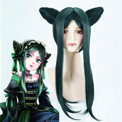 【In Stock】Anime Black Butler Cosplay Emerald Witch Sieglinde Sullivanl Cosplay Wig