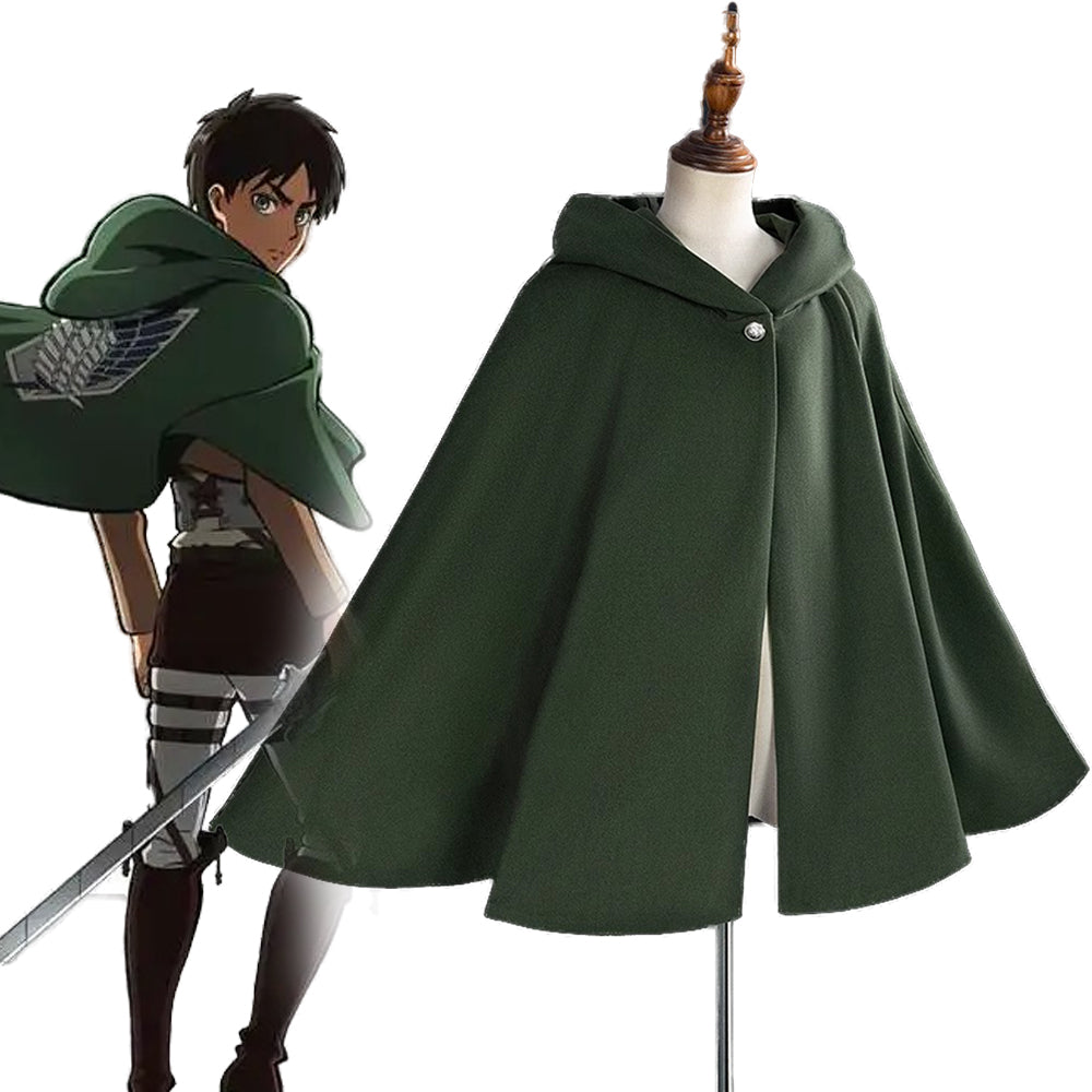 【In Stock】Anime Attack On Titan Cosplay Survey Corps Cloak Cosplay Costume