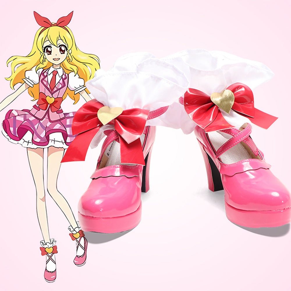 Anime Aikatsu! Cosplay Ichigo Hoshimiya Cosplay Shoes