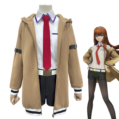 【In Stock】Anime Steins;Gate Cosplay Kurisu Makise Cosplay Costume