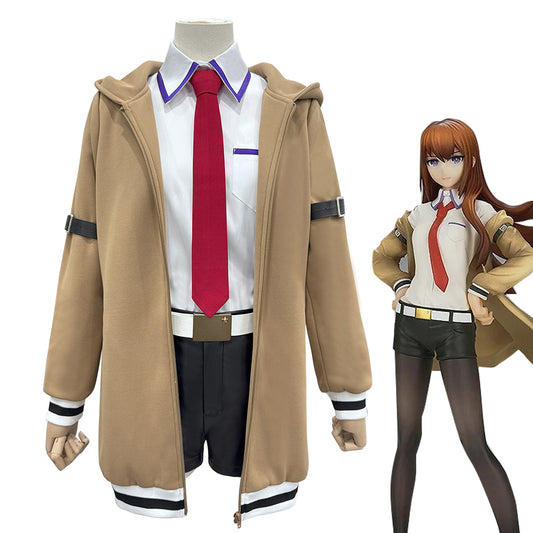 【In Stock】Anime Steins;Gate Cosplay Kurisu Makise Cosplay Costume
