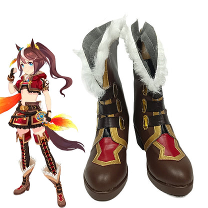 Game Umamusume: Pretty Derby Cosplay Tokai Teio Cosplay Shoes