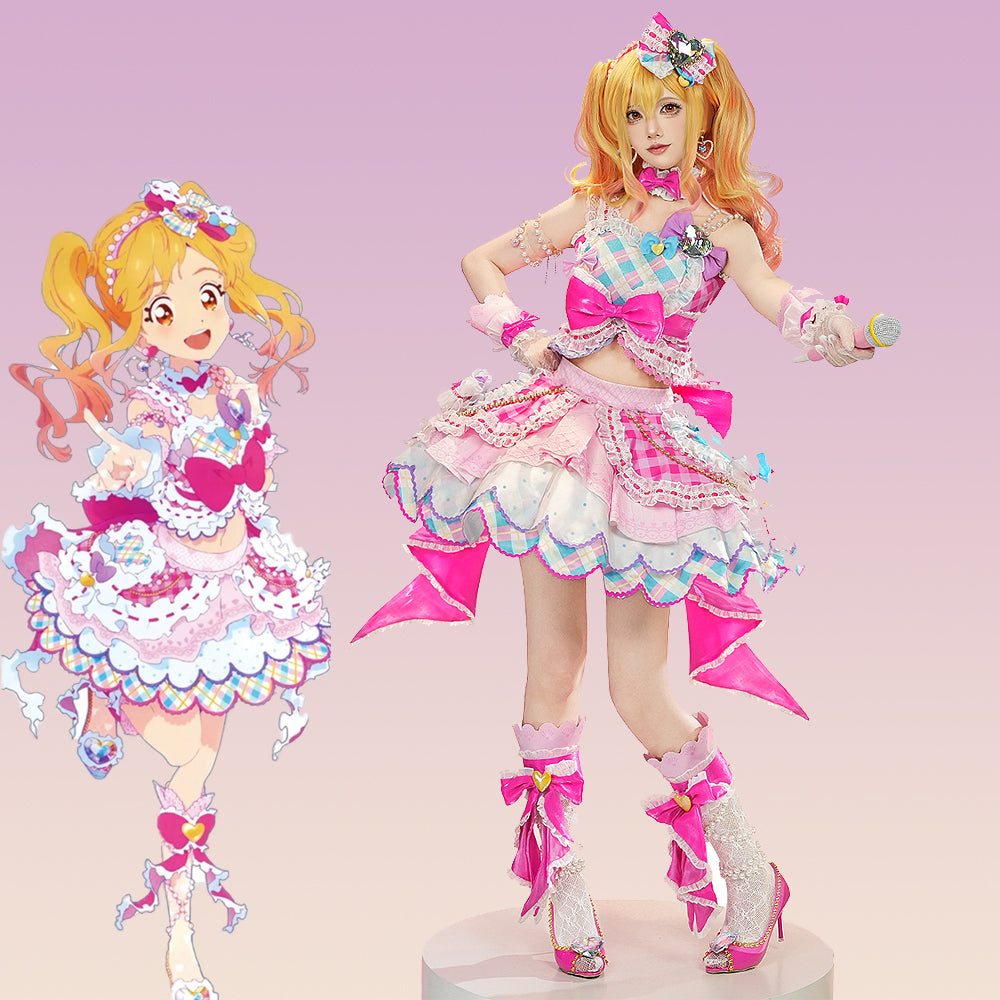【In Stock】Anime Aikatsu! Cosplay Nijino Yume Cosplay Costume Premium Edition