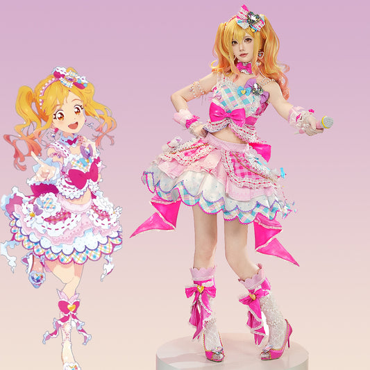 【In Stock】Anime Aikatsu! Cosplay Nijino Yume Cosplay Costume Premium Edition