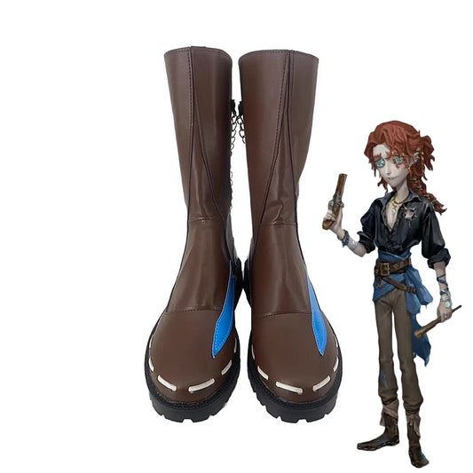 Game Identity V Cosplay Composer Frederick Kreiburg Cosplay Shoes