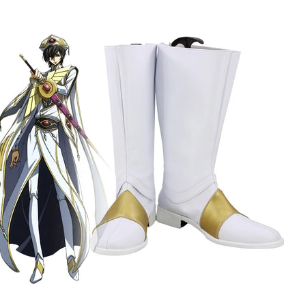 Anime Code Geass Cosplay Lelouch vi Britannia Cosplay Shoes