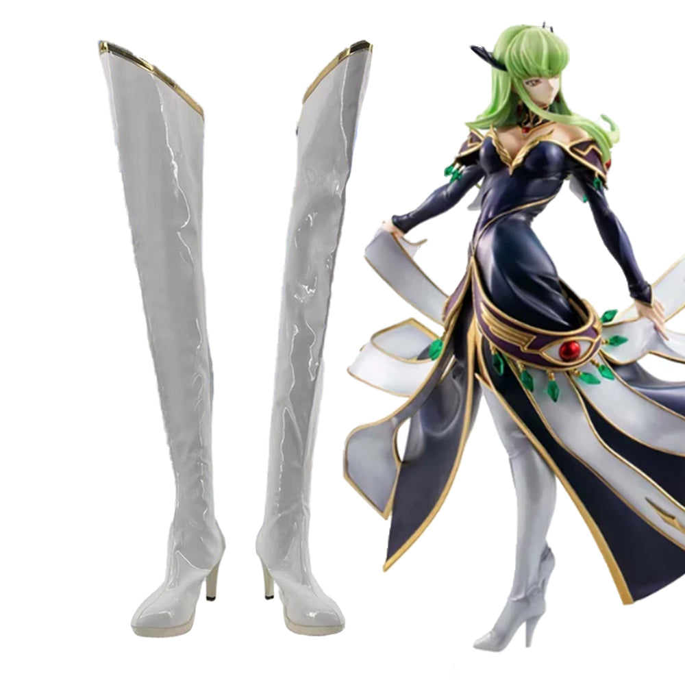 Anime Code Geass Cosplay C.C. Queen Cosplay Shoes