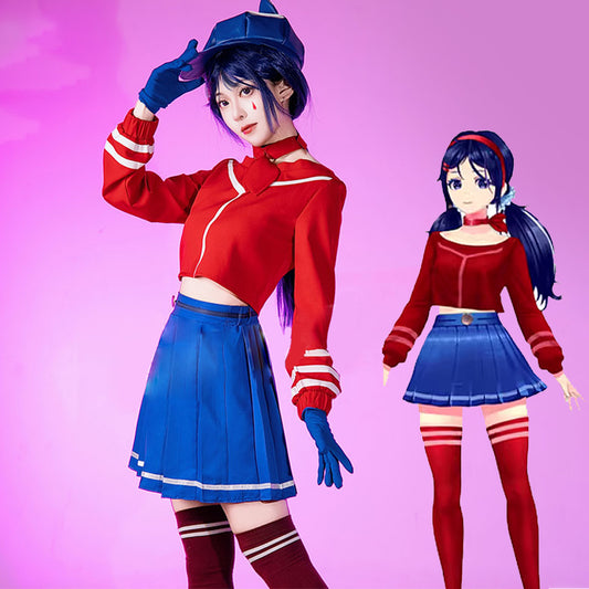 【In Stock】Game MiSide Cosplay Cap-Wearing Mita Cosplay Costume