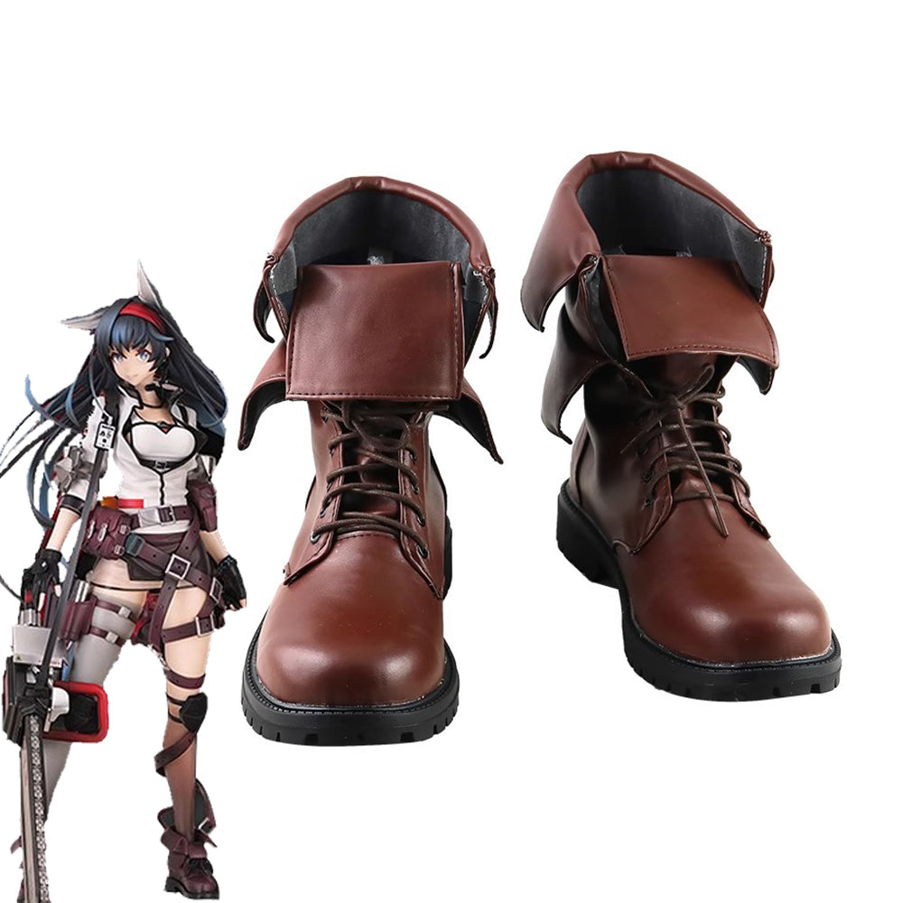 Game Arknights Cosplay Blaze Explosive Blue Flame Cosplay Shoes