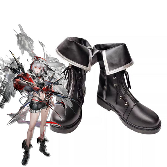 Game Arknights Cosplay Wiš'adel Cosplay Shoes