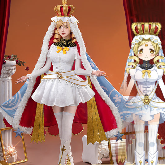 【In Stock】Anime Puella Magi Madoka Magica Cosplay Mami Tomoe Cosplay Costume Premium Edition