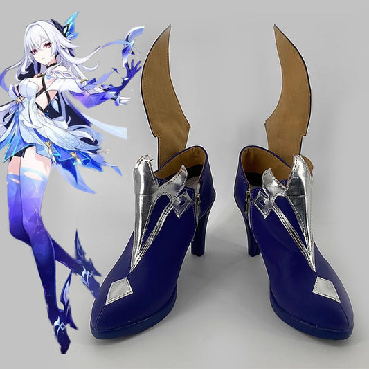 Game Genshin Impact Cosplay Skirk Cosplay Shoes