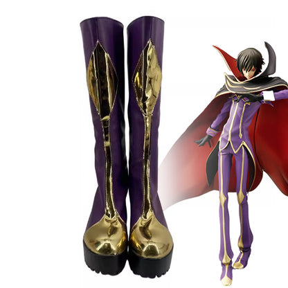 Anime Code Geass Cosplay Lelouch Lamperouge Cosplay Shoes