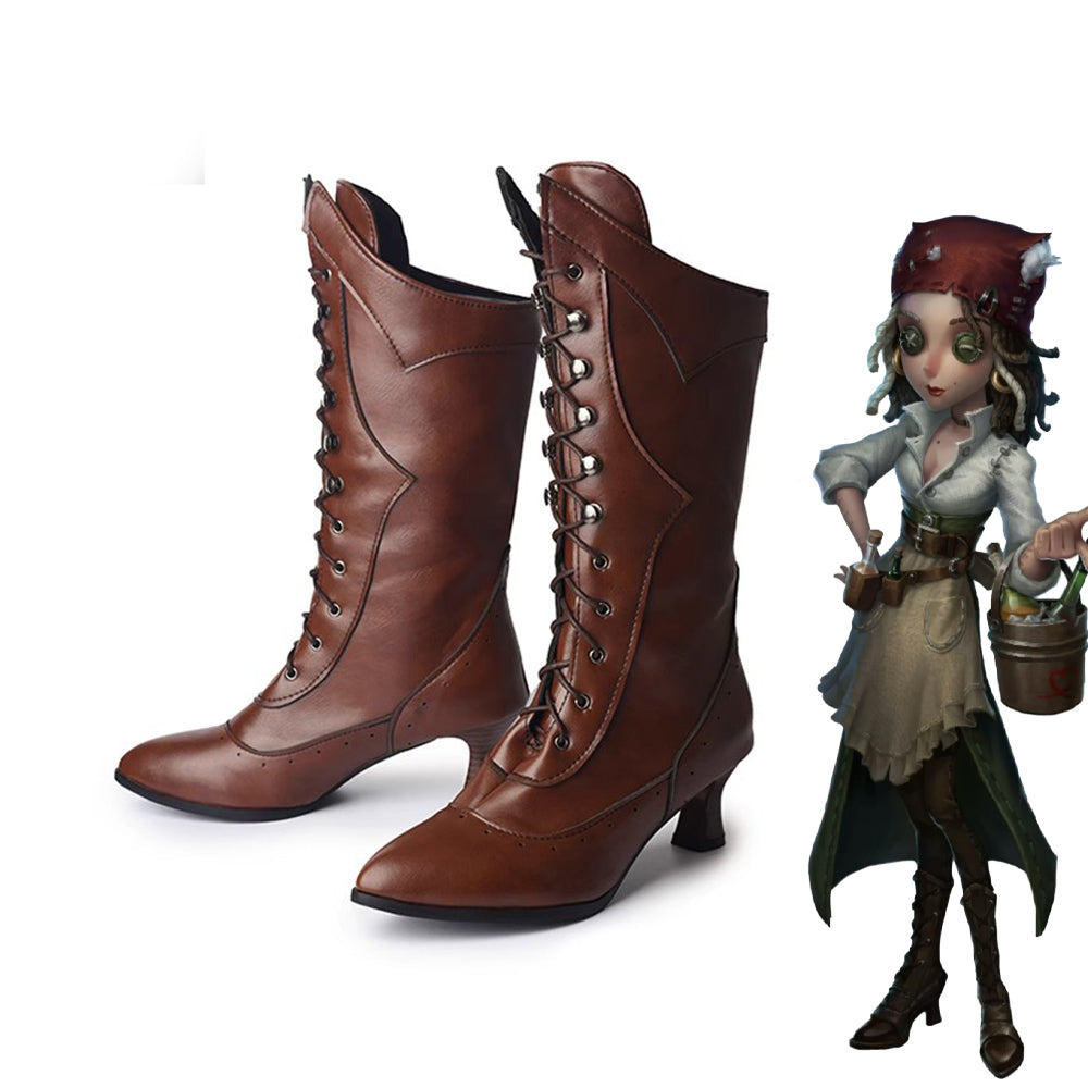 Game Identity V Cosplay Barmaid Demi Bourbon Proofreader Cosplay Shoes