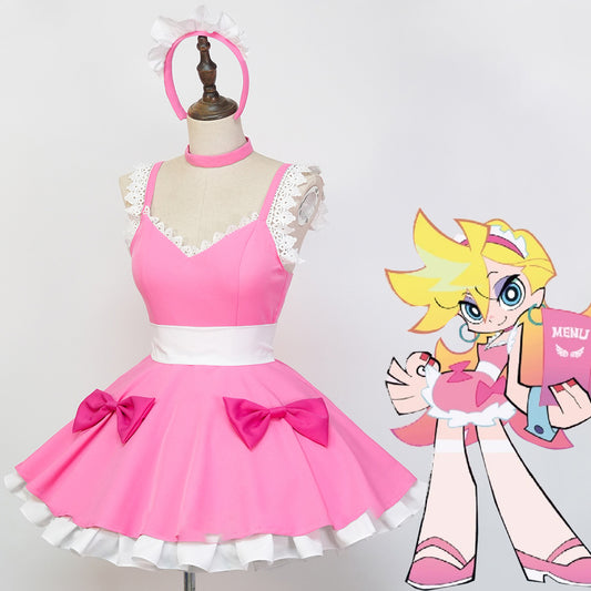 【In Stock】Anime New Panty & Stocking with Garterbelt × SWEETS PARADISE Cosplay Maid Panty Cosplay Costume