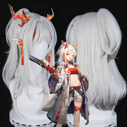 【In Stock】Game Arknights Cosplay Nian Cosplay Wig