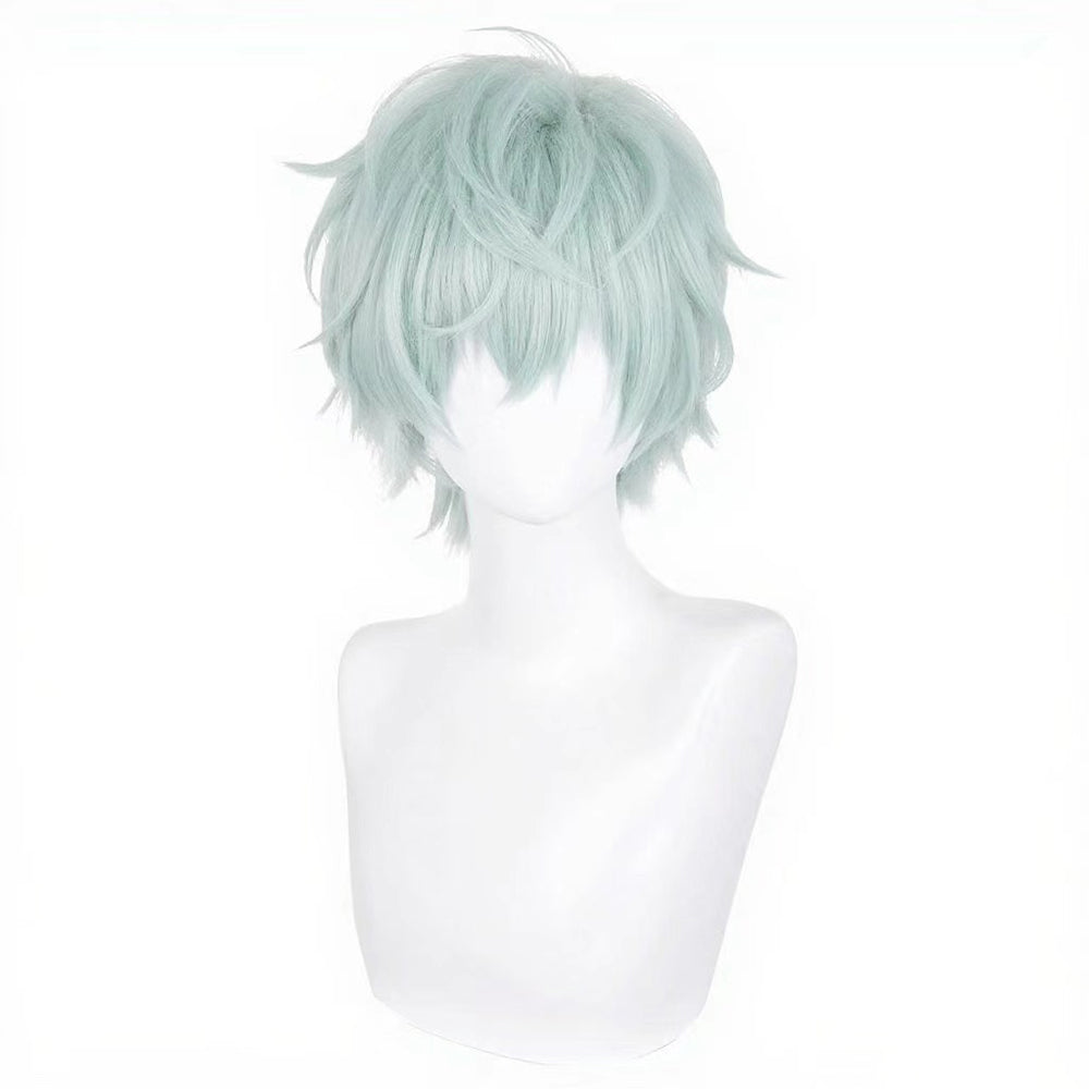 【In Stock】Anime Alien Stage Cosplay Till Cosplay Wig Mint Green Short Cosplay Wig - Wig Only - Cosplay Wigs