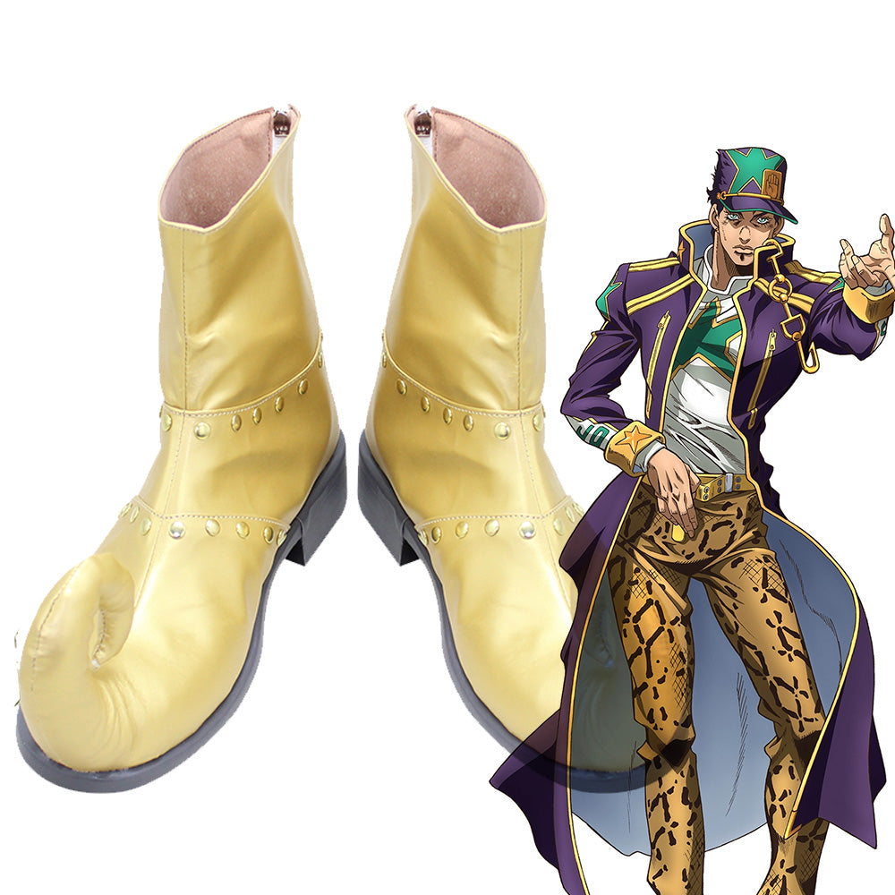 Anime JoJo's Bizarre Adventure Cosplay Kujō Jōtarō Cosplay Shoes