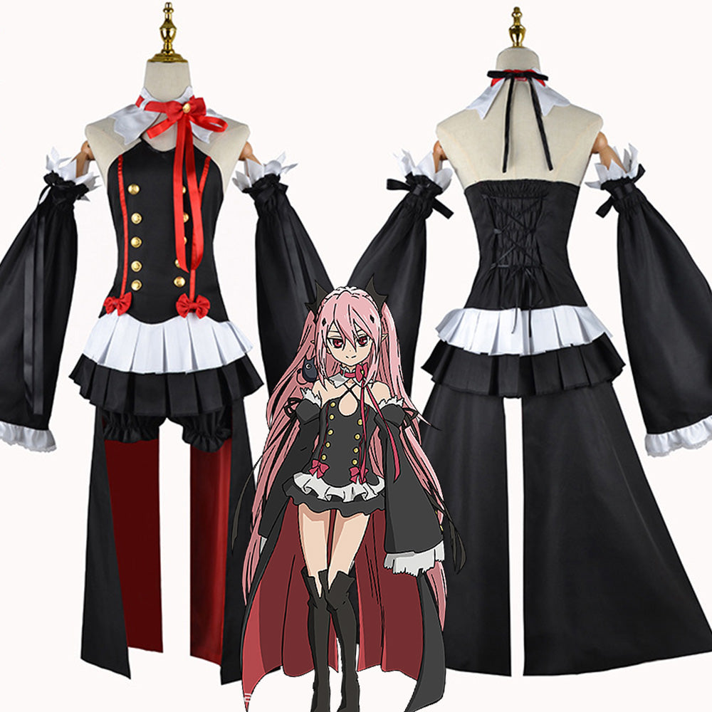 【In Stock】Anime Seraph of the End Cosplay Krul Tepes Cosplay Costume - Cosplay Costumes