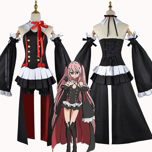 【In Stock】Anime Seraph of the End Cosplay Krul Tepes Cosplay Costume - Cosplay Costumes