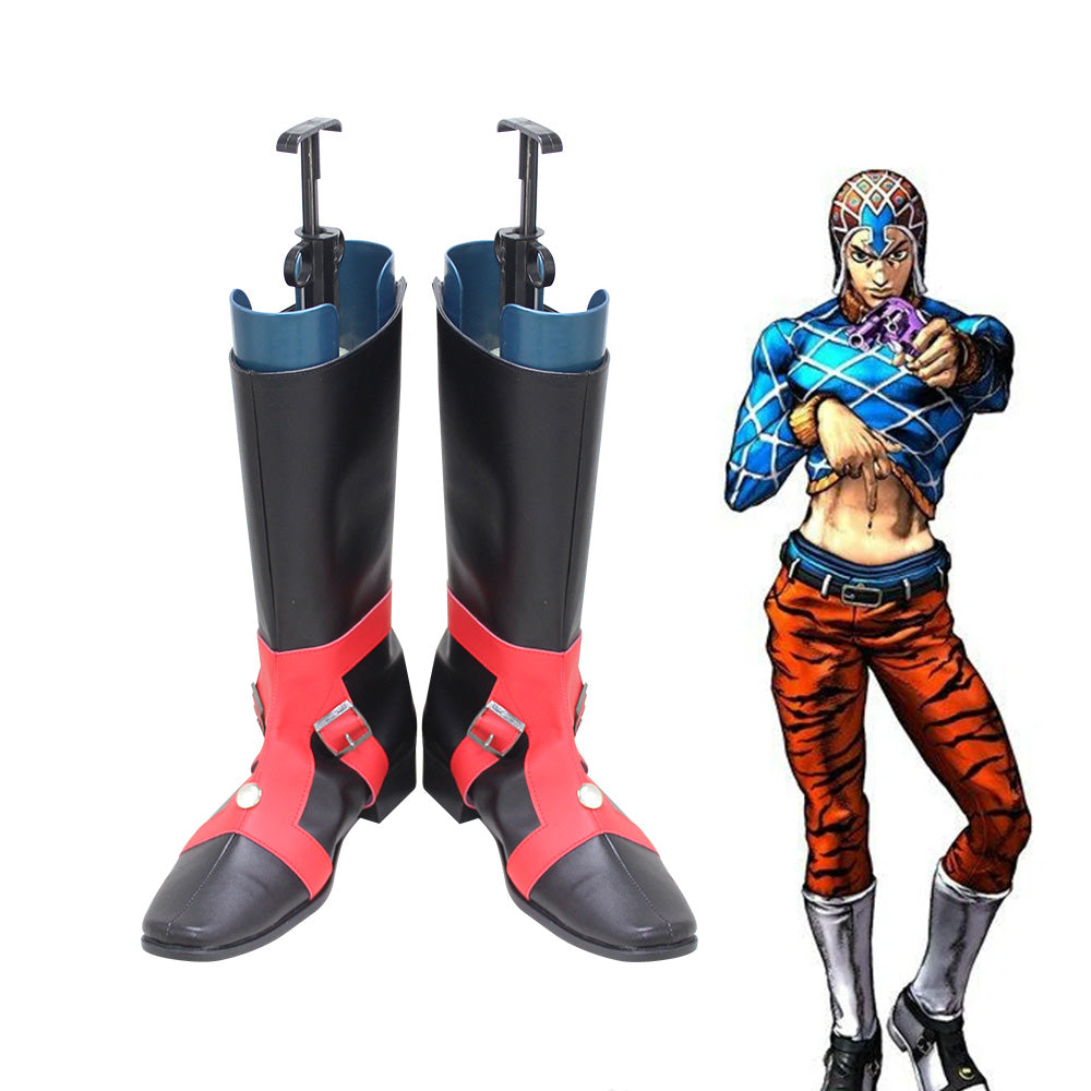 Anime JoJo's Bizarre Adventure Cosplay Guīdo Misuta Cosplay Shoes