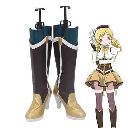 Anime Puella Magi Madoka Magica Cosplay Tomoe Mami Cosplay Shoes