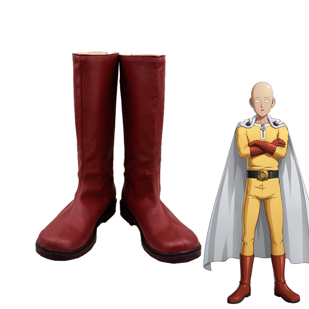 Anime One Punch Man Cosplay Saitama Cosplay Shoes - Cosplay Shoes Boots