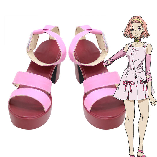 Anime JoJo's Bizarre Adventure Cosplay Sugimoto Reimi Cosplay Shoes