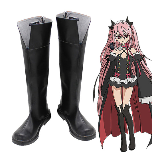 Anime Seraph of the End Cosplay Krul Tepes Cosplay Shoes