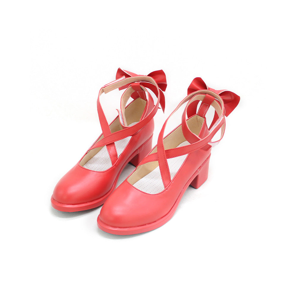 Anime Puella Magi Madoka Magica Cosplay Kaname Madoka Cosplay Shoes