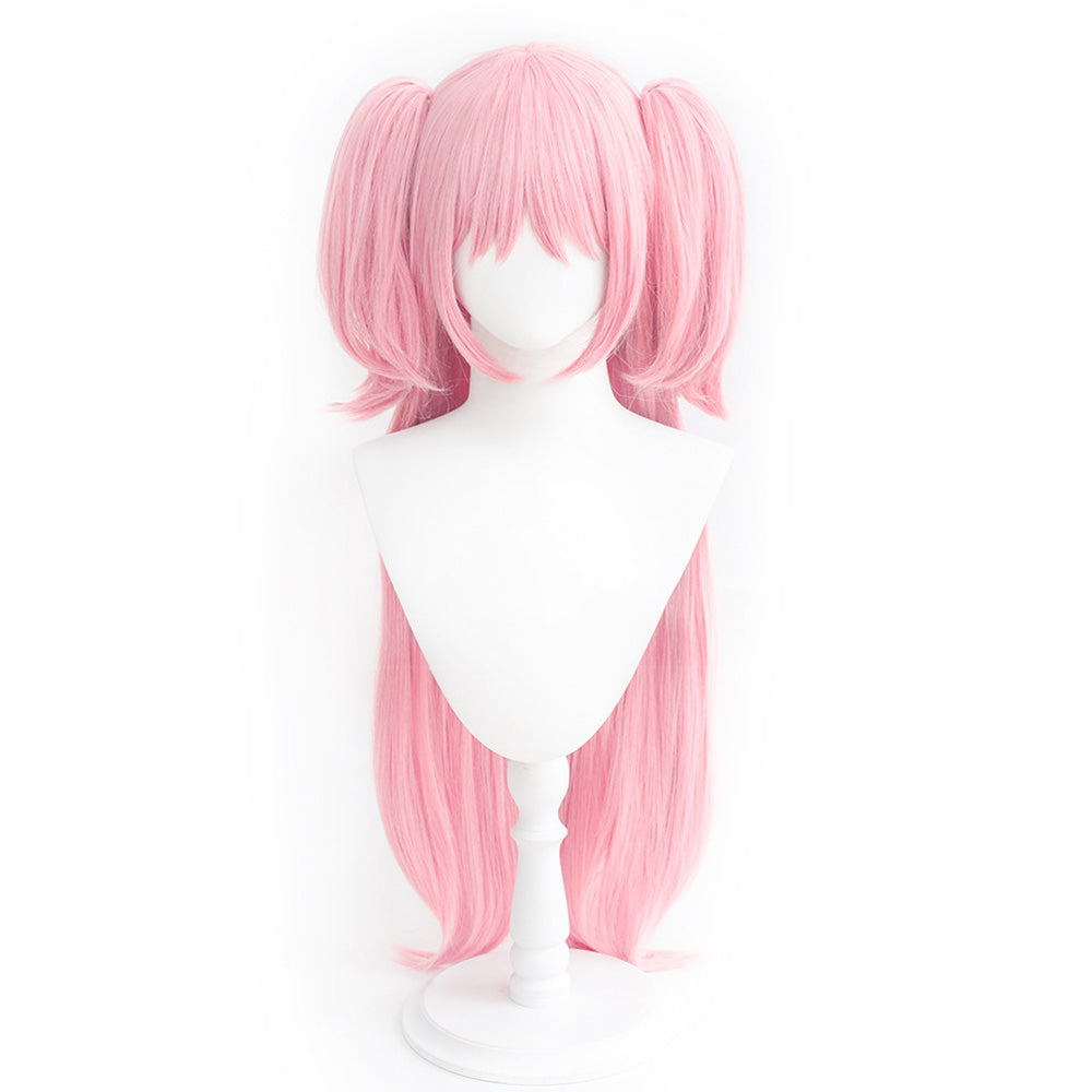 【In Stock】Anime Puella Magi Madoka Magica Cosplay Madoka Kaname Cosplay Wig Long Hair