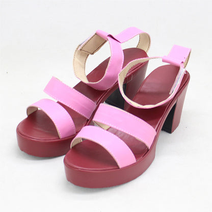 Anime JoJo's Bizarre Adventure Cosplay Sugimoto Reimi Cosplay Shoes