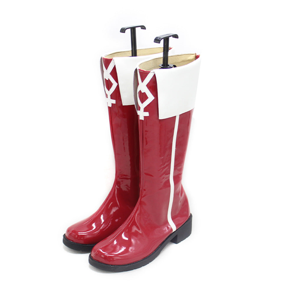 Anime Puella Magi Madoka Magica Cosplay Sakura Kyouko Cosplay Shoes