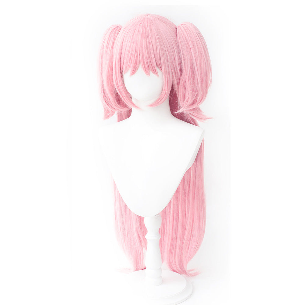 【In Stock】Anime Puella Magi Madoka Magica Cosplay Madoka Kaname Cosplay Wig Long Hair