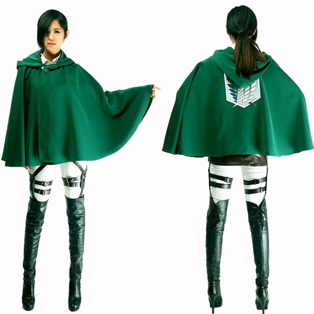 【In Stock】Anime Attack On Titan Cosplay Levi·Ackerman/Eren·Jaeger/Mikasa·Ackerman Cosplay Costume - Cosplay Costumes
