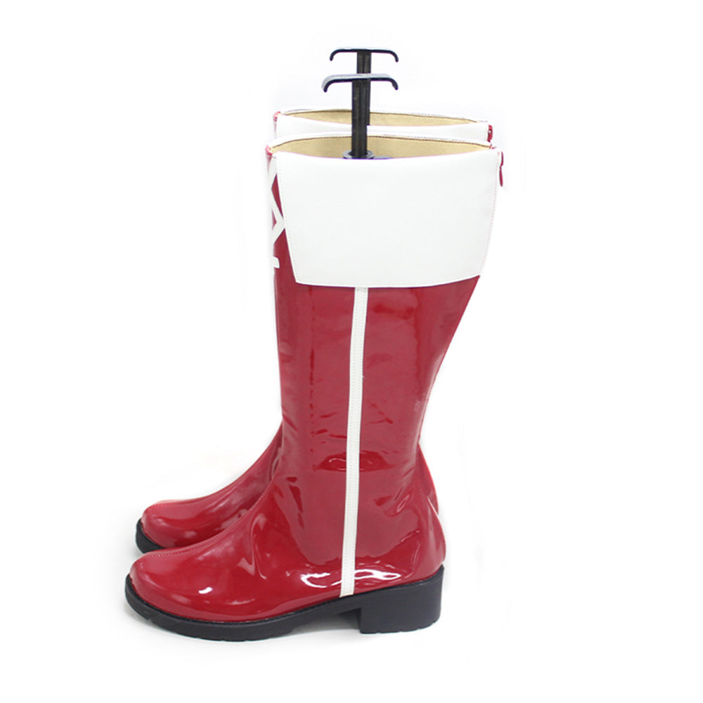 Anime Puella Magi Madoka Magica Cosplay Sakura Kyouko Cosplay Shoes