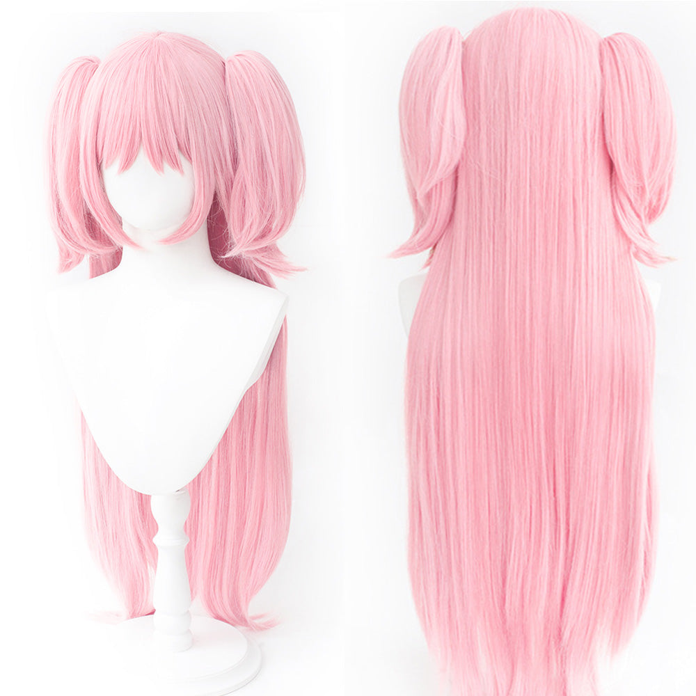 【In Stock】Anime Puella Magi Madoka Magica Cosplay Madoka Kaname Cosplay Wig Long Hair