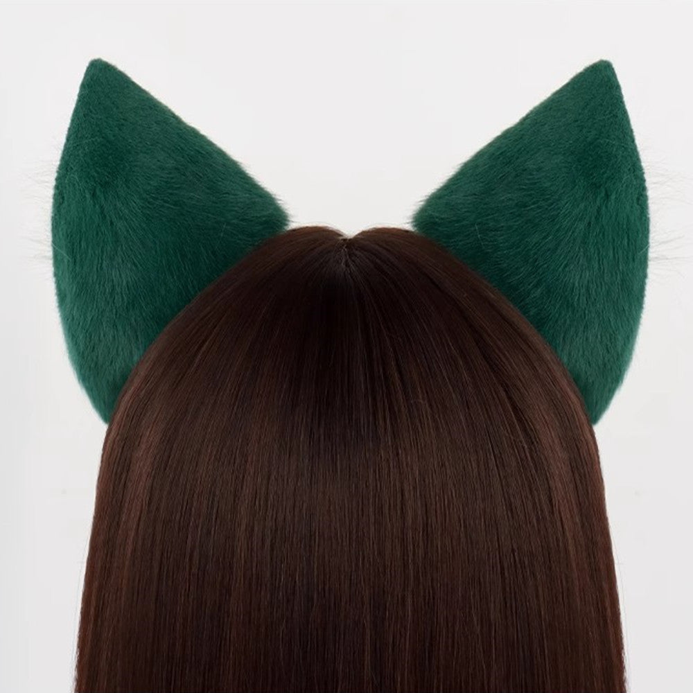 MiukoCosplay Anime The Apothecary Diaries Cosplay Maomao Cat's Ears Hair Hoop Cute Headwear Accessories &Tail Cosplay Prop