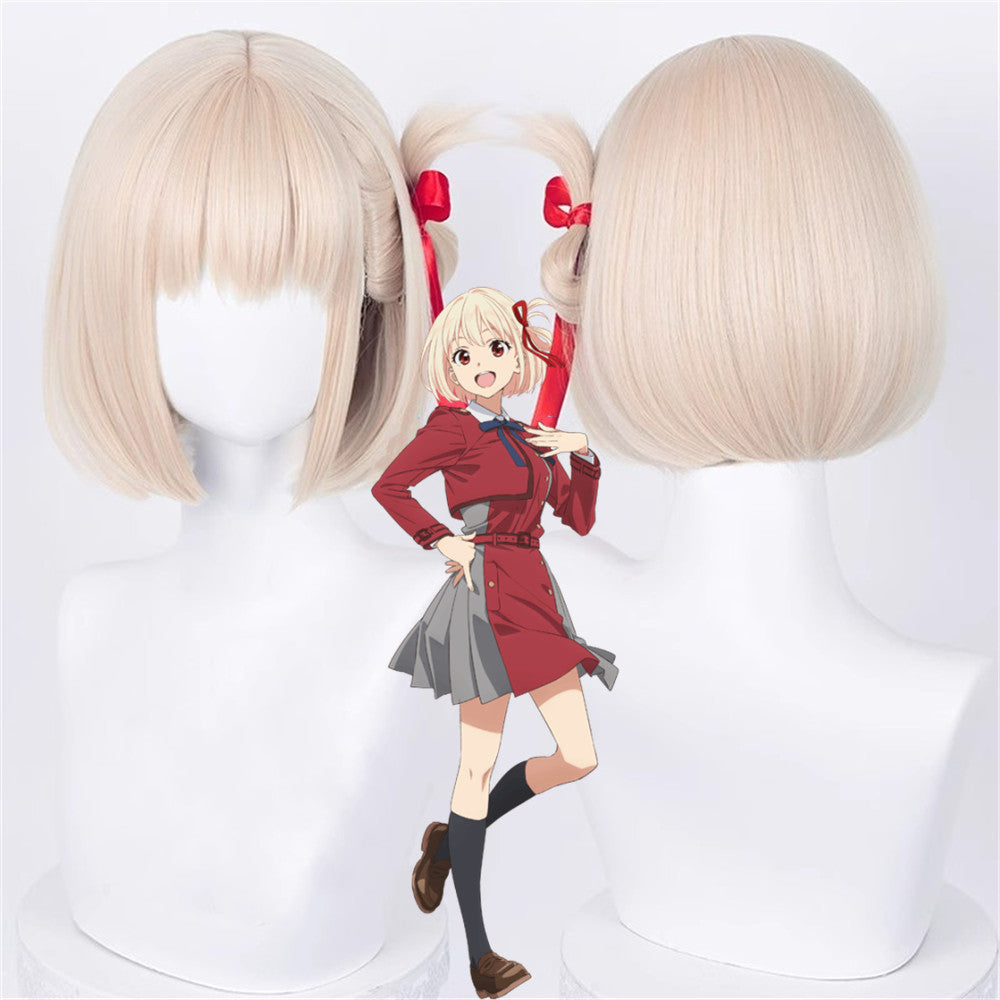 【In Stock】Anime Lycoris Recoil Cosplay Chisato Nishikigi Cosplay Wig