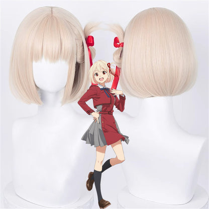 【In Stock】Anime Lycoris Recoil Cosplay Chisato Nishikigi Cosplay Wig
