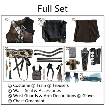 【In Stock】Game Wuthering Waves Cosplay Jingran Cosplay Costume Premium Edition