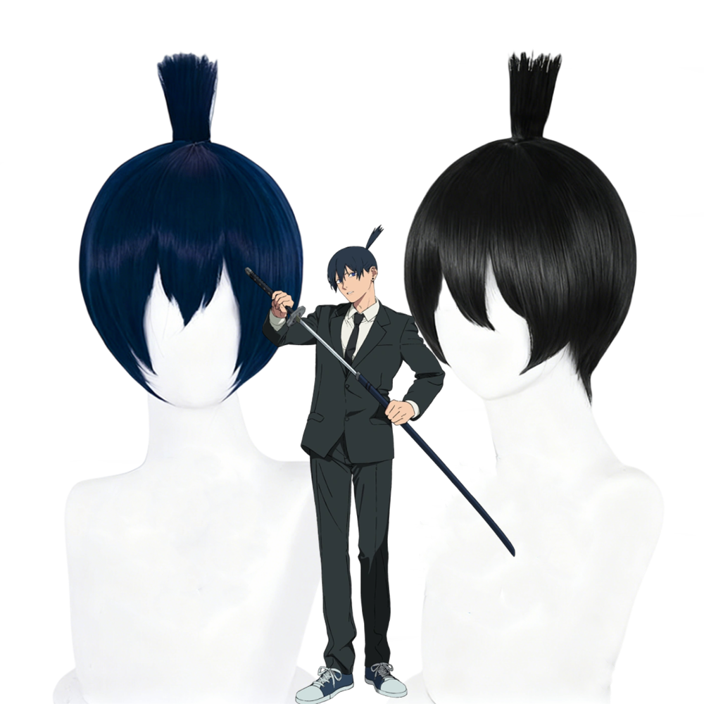 【In Stock】Anime Chainsaw Man Cosplay Aki Hayakawa Cosplay Wig