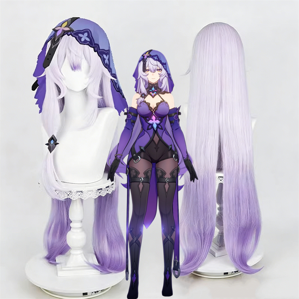 【In Stock】Game Honkai: Star Rail Cosplay Black Swan Cosplay Wig