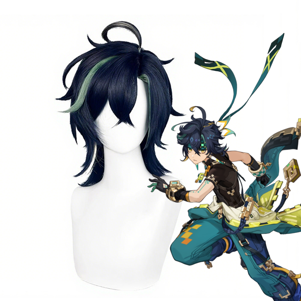 【In Stock】Game Genshin Impact Cosplay Kinich Cosplay Wig