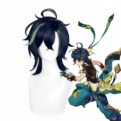 【In Stock】Game Genshin Impact Cosplay Kinich Cosplay Wig