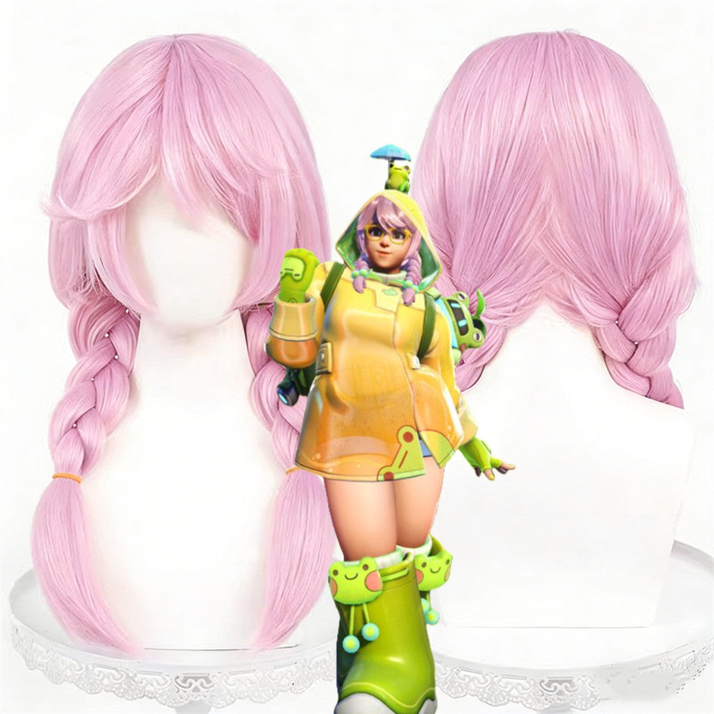 【In Stock】Game Overwatch Cosplay Rainy Day Mei Skin Cosplay Wig