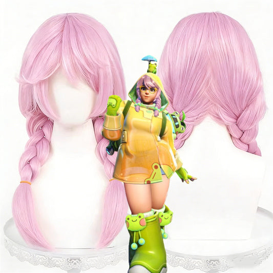 【In Stock】Game Overwatch Cosplay Rainy Day Mei Skin Cosplay Wig