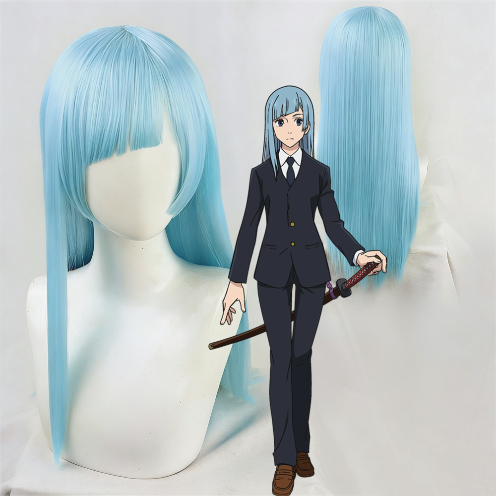 【In Stock】Anime Jujutsu Kaisen Cosplay Kasumi Miwa Cosplay Wig