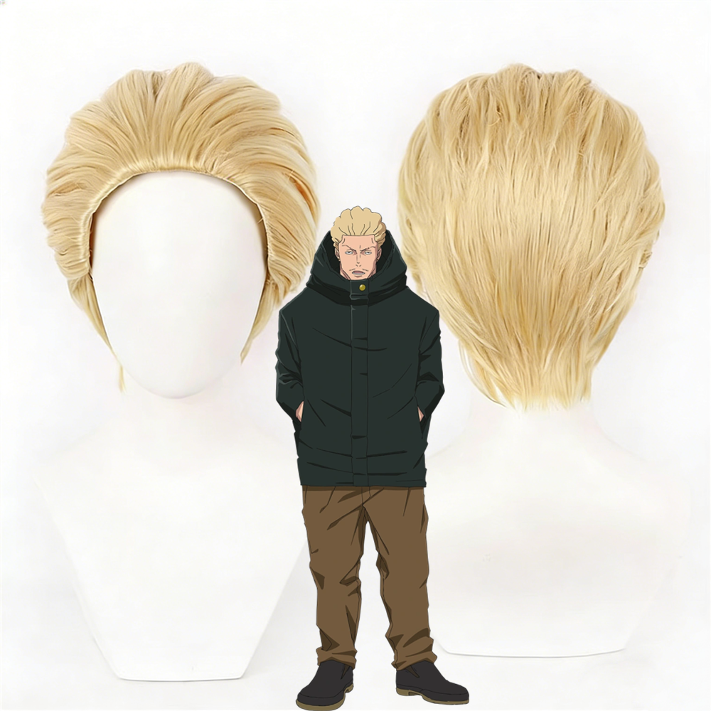 【In Stock】Anime Jujutsu Kaisen Cosplay Kinji Hakari Cosplay Wig