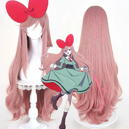 【In Stock】Anime The Ribbon Hero Cosplay SapphireDaily Wear Cosplay Wig Pink Style Hair